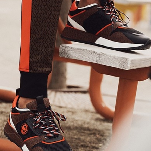 MICHAEL KORS MENSStriped Logo Stretch Knit Joggers size XXL - Picture 3 of 9